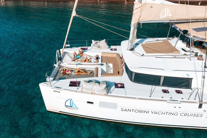 Luxury Santorini Catamaran Cruise: Lunch, BBQ, Drinks, Transfers - Key things to know before you go