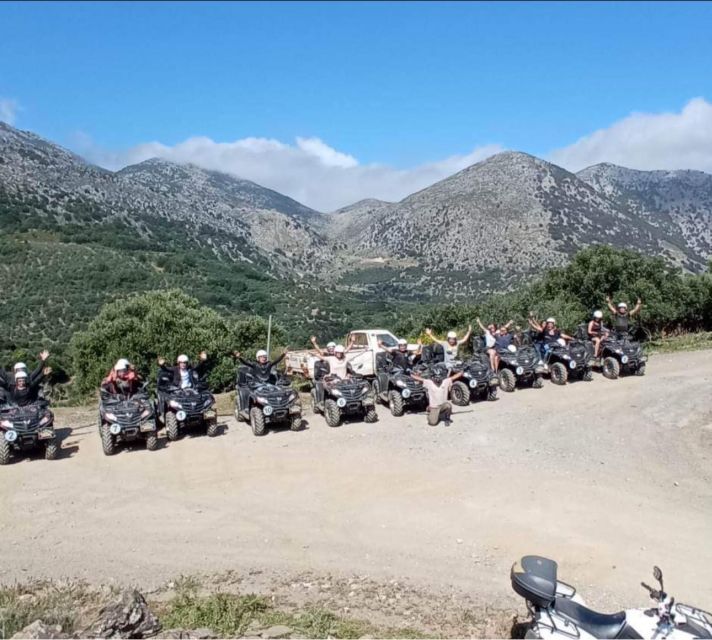 Malia: Off-Road Quad Safari Tour with Lunch and Transfers - Neapolis break plus swimming time: when the day shifts gears