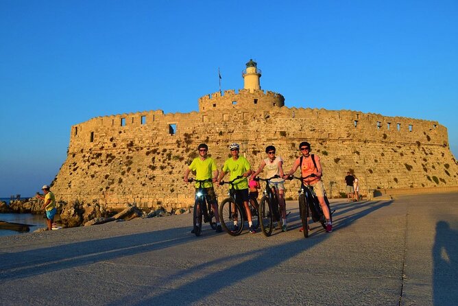 Mediaeval Rhodes E-bike Highlights Photo Tour Morning/Sunset - Mandraki Harbour: Colossus Lore, Elefos and Elafina, and St Nicholaos