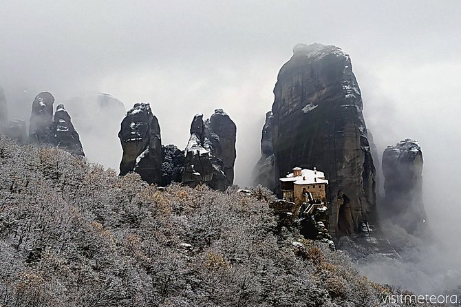 Meteora Monasteries Half-Day Small Group Tour with Transport - Roussanou Monastery: accessible height, big personality