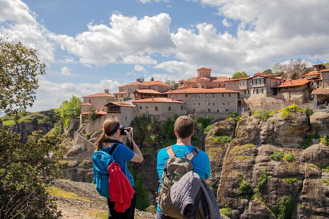 Meteora Small Group Hiking tour with Transfer and Monastery Visit - Stop 1: Great Meteoron Monastery, the classic “suspended in air” site