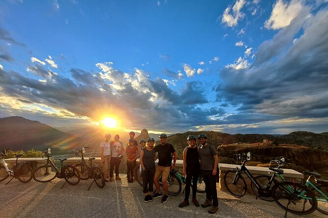 Meteora Sunset E-Bike Tour - Varlaam and the two-big-monasteries view