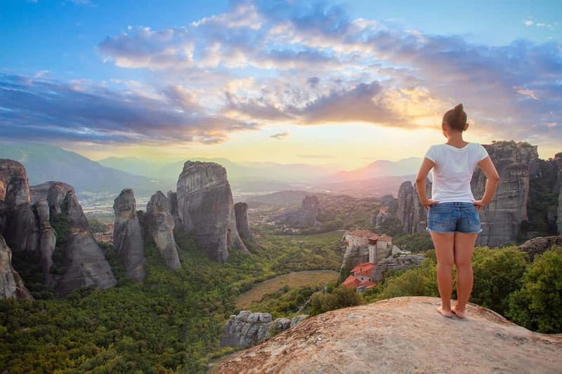 Meteora: Sunset Small Size Tour with Monastery & Caves visit - Getting Up There: Pickup, Minibus Ride, and the Right Pace