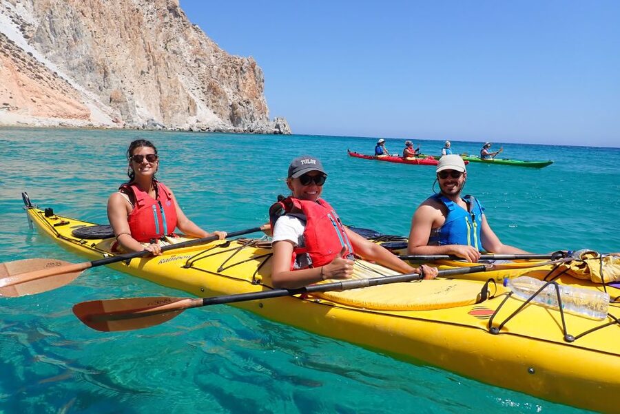 Milos: Guided Kayaking Trip with Snorkelling & Lunch - Equipment and photo payoff: what you get for the money