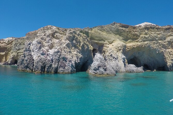 Milos: Half-Day Speedboat Cruise to Kleftiko with snorkeling tour - The Extra Stops You May See: Volcanic Monoliths, a Manganese Mine, and Klima