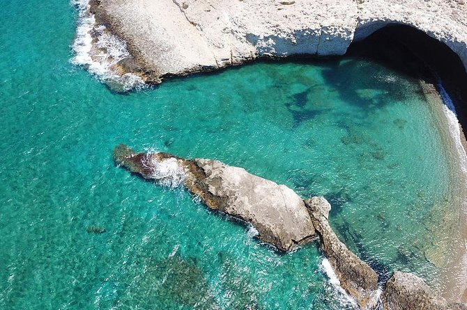 Milos island:Step Back in Time - Sarakiniko: white rock drama, and yes, bring your swimsuit