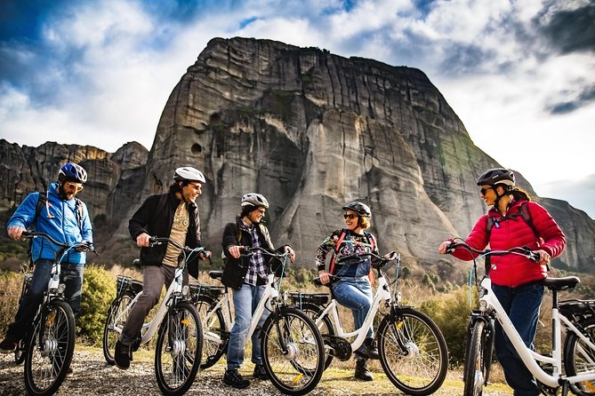 Morning Monastery E-bike Tour - Entering Meteora the easy way: Kalambaka at 9:00