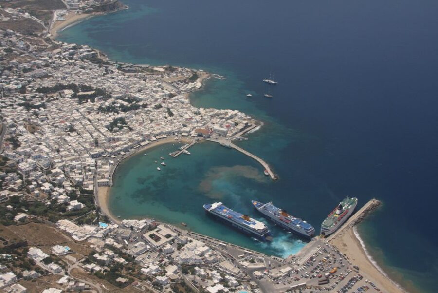 Mykonos: Half-Day City Walking Tour and Island Bus Tour - Panoramic View Back in Mykonos Town: Closing With Context