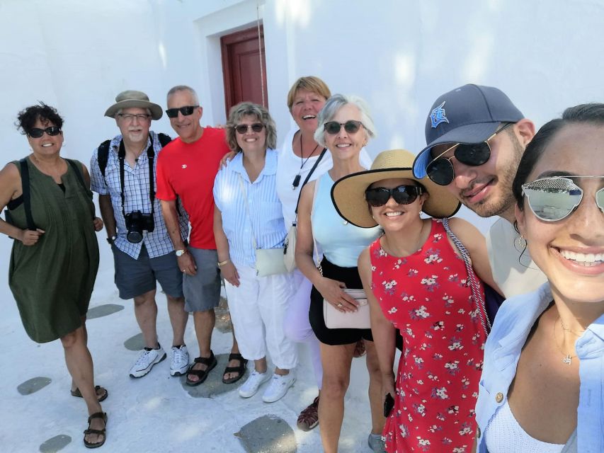Mykonos: Highlights Tour with Panagia Tourliani Monastery - Finishing with a panoramic Mykonos Town view