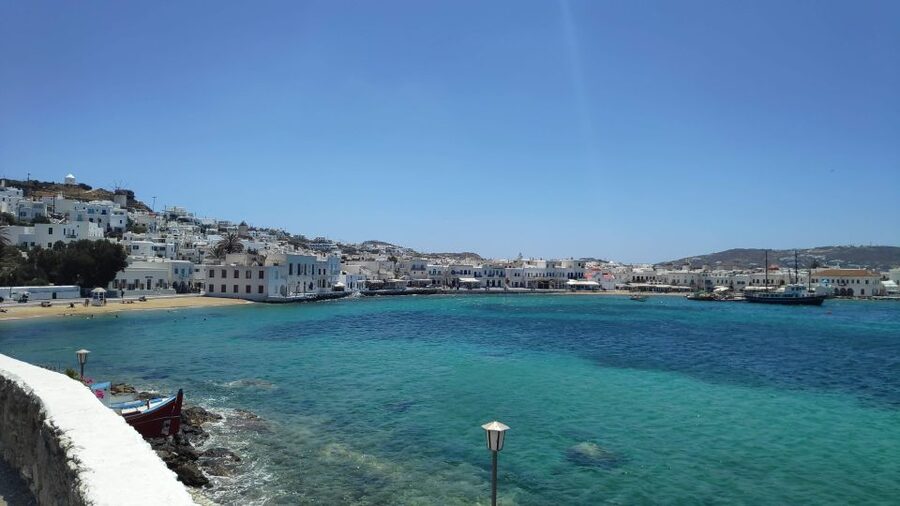 Mykonos: Highlights Walking Tour with a Local - Matoyianni Street: Cafes, Shops, and the Perfect Walking-Photo Tone