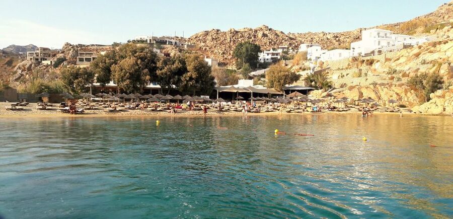 Mykonos: South Coast Cruise - Superparadise: Party Energy, Swim Time, and Bar Options