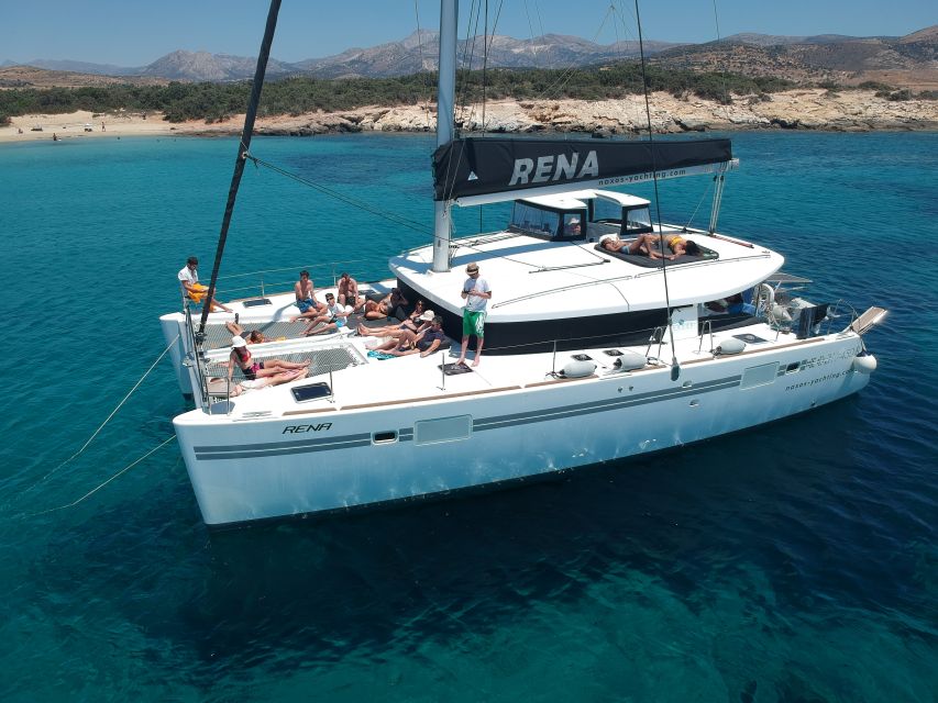 Naxos: Catamaran Cruise with Swim Stops, Food, and Drinks - Stops Near Naxos and Beyond: Coves, Caves, and Crew Intel