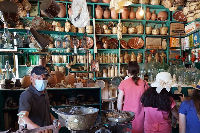 Naxos private highlights half day tour - Damalas: Limpertas Manolis Pottery and a Restored Olive Press