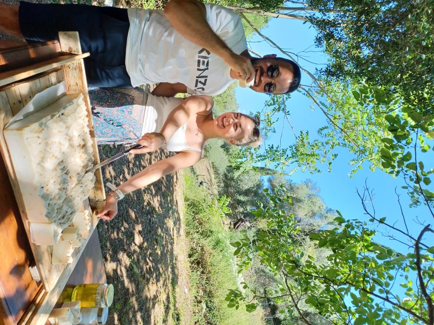 North Corfu: Olive Tour with Olive Oil Tasting and Mezze - Corfiot mezze after the walk: olives, cheese, bread, and more