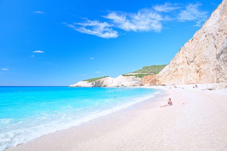 Nydri: Boat Cruise to the famous beaches of Lefkada - Morning Views and the Route West Toward Lefkada’s Rugged Coast
