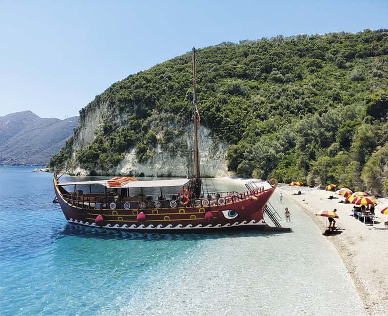 Nydri: Full-Day Wooden Boat Cruise with BBQ & Drinks - Wooden deck sailing: what makes this day special in the Ionian Sea