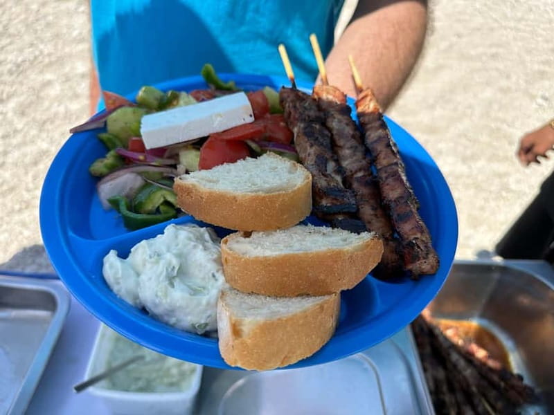 Nydri: Island Hopping Boat Cruise with Beach BBQ Lunch - Nydri Harbor and IONIAN STAR: where your day actually starts
