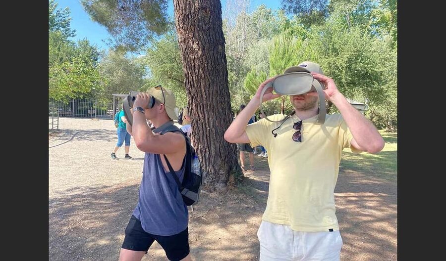 Olympia: Tour with Virtual Reality and Audio - Ancient Gymnasium and Palestra, where training made the games