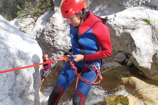 Olympus Canyoning Course - Entry to Intermediate - Learning Rappelling, Scrambling, and Climbing Basics