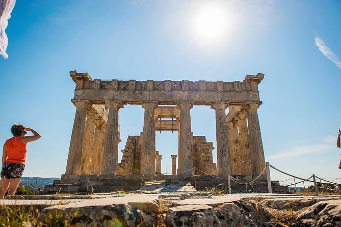 One Day Cruise to Hydra, Poros and Aegina from Athens - Poros: pine trees and short port time