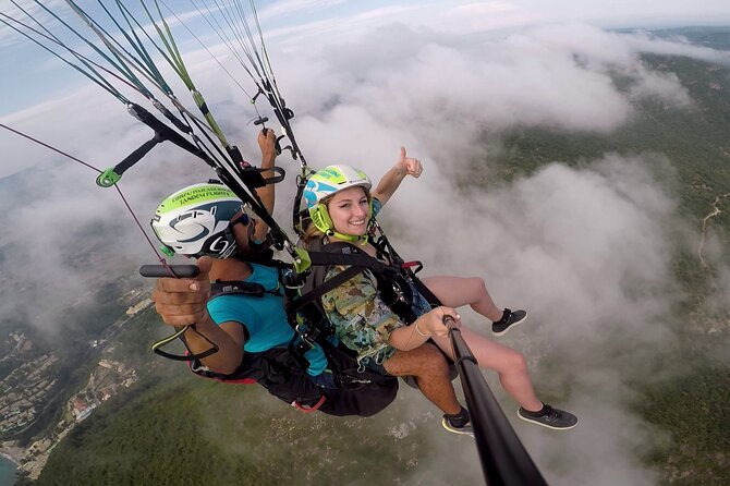 Paragliding Tandem Flight in Corfu - Paramotor flight as a backup plan (on request)
