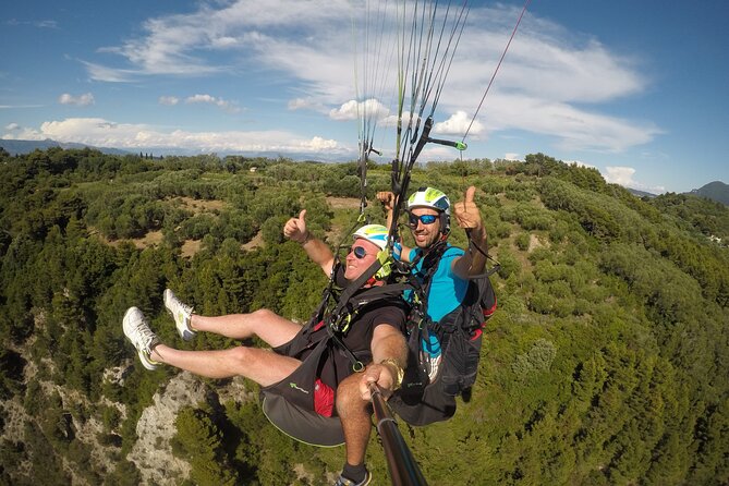 Paragliding Tandem Flight in Corfu - The flight route: Pelekas, Kaisers Throne, and Kontogialos