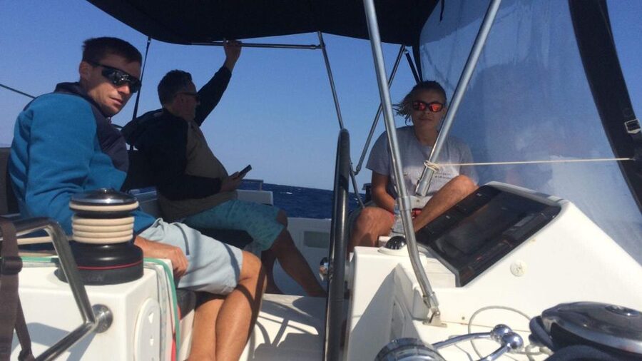 Paros: Catamaran Cruise with Swimming, Meal and Drinks - Faneromeni rocks and the small skills that make it better
