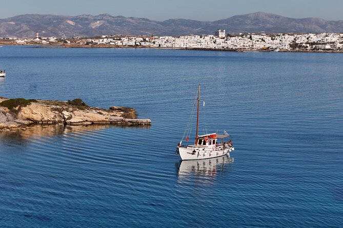 Paros Half Day Boat Tour from Naoussa port and Bay . - Stop 2: Tourkou Ammos and the quiet spell near Agios Ioannis Detis Monastery