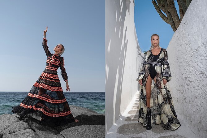 Photography Session in Mykonos - Stop 2, Little Venice for Sea Views and Balcony-Style Backdrops