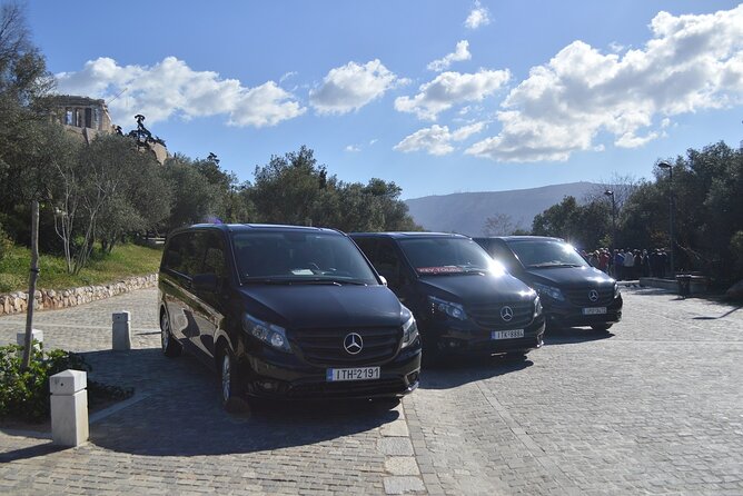 Piraeus Port Private Transfer to Athens Airport with Meet & Greet - Price and value: $28.16 per person for private control