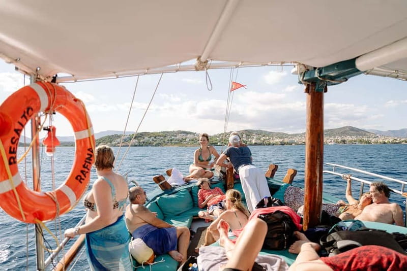 Porto Rafti: Athens East Attica Hidden Gems Cruise - The 4 Swim Stops in East Attica: Fjord-Water, Sea Cave, Church Islet, Blue Lagoon