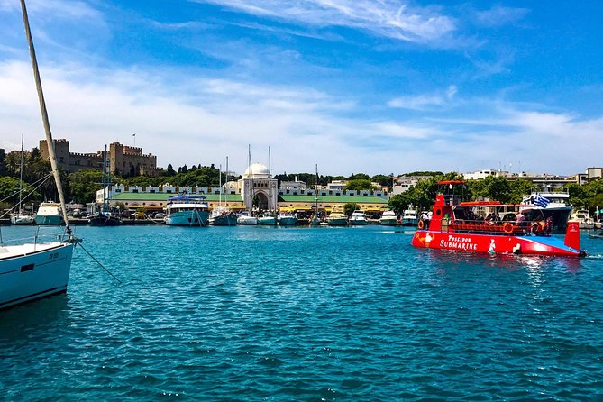 Poseidon Submarine At Mandraki Harbor - The 360-degree underwater ride around Rhodes sights