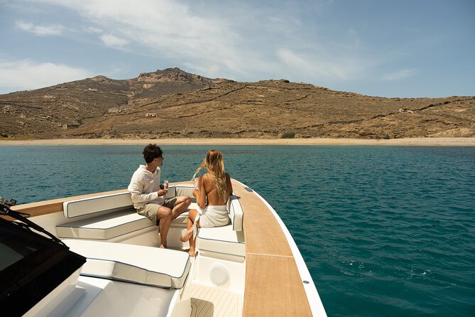 Private 5-Hour Cruise on Ultra Luxury Brand-New Yacht in Mykonos (Nevma) - Paradise and Super Paradise, your best photo spots plus real swim time