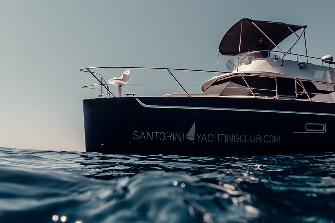 Private Caldera Cruise with Power Catamaran ENJOY incl. Meal & Drinks - Pickup, timing, and how the day stays smooth