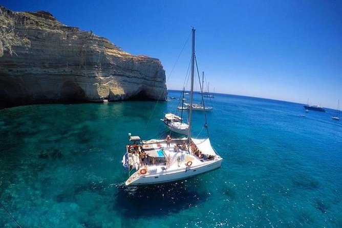Private Catamaran Half Day Afternoon Cruise with Sunset: Kleftiko - The private catamaran setup, and what you’re really paying for