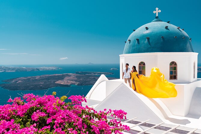 Private Flying Dress Photoshoot in Santorini - What Happens After Booking (And What You Should Decide)