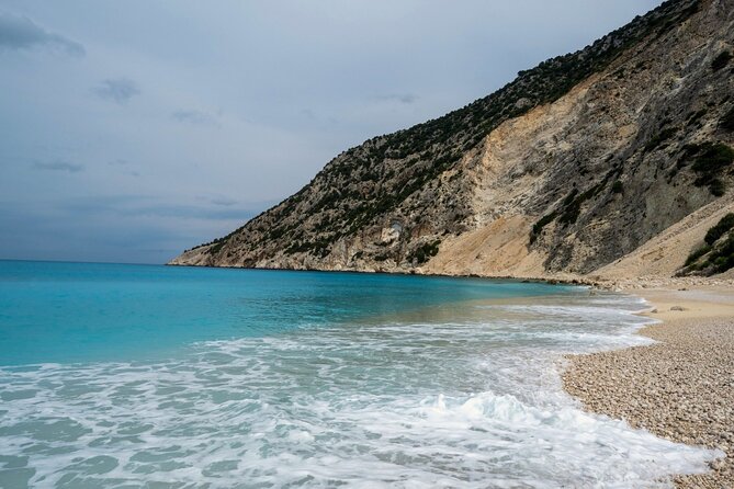 Private Kefalonia Tour: Melissani Lake, Myrtos & Fteri Beach - Stop 3: Fteri Beach by water taxi, 1.5 hours on the remote coastline