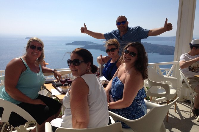 Private Santorini Full-Day Guided Sightseeing Tour - Pickup, transport, and cruise-ship reality checks