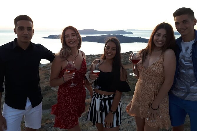 Private Santorini Sunset Picnic Experience - The Megalochori area stop, and why the volcano view matters