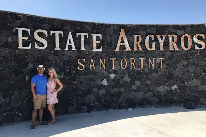 Private Santorini Sunset Wine Tour with Tastings and Tapas - Stop 2: Gaia Winery, the Volcanic-Grape Story Gets Clear