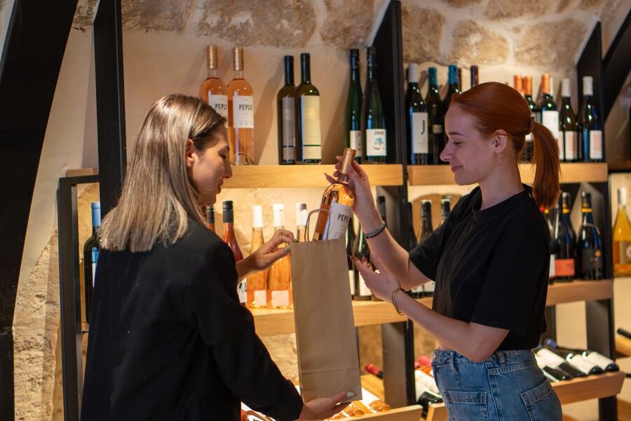 Rethymno: Cretan Wine Tasting Guided Tour with Local Food - The tasting space in a 19th-century wine building