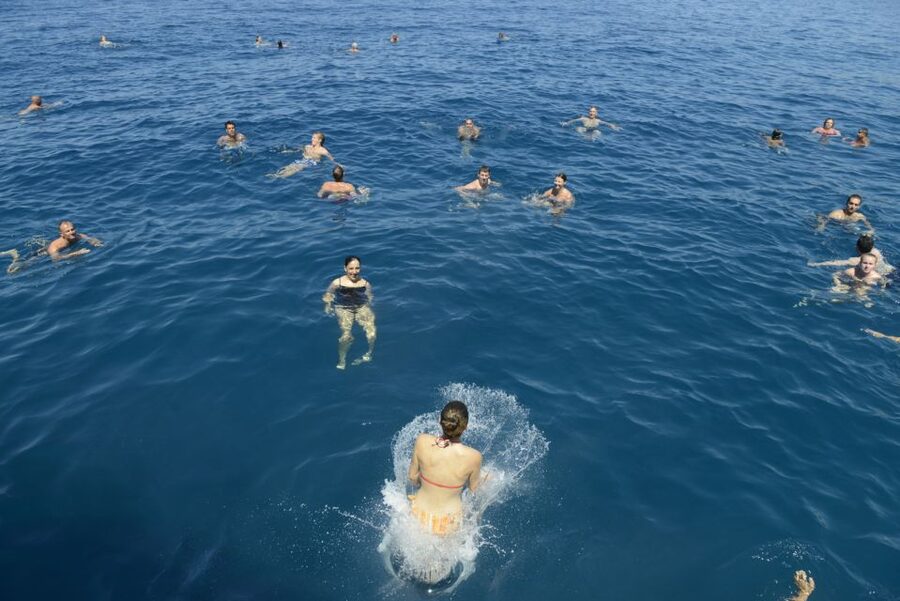 Rethymno: Pirate Boat Cruise with Swimming Stops - Kefalas Bay Swim Stop: Snorkeling Gear and Water Conditions