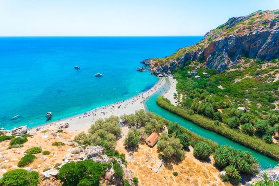 Rethymno: Preveli Beach Damnoni Beach Kourtaliotiko Day Trip - Kourtaliotiko Gorge: waterfalls, springs, and a step count you should respect