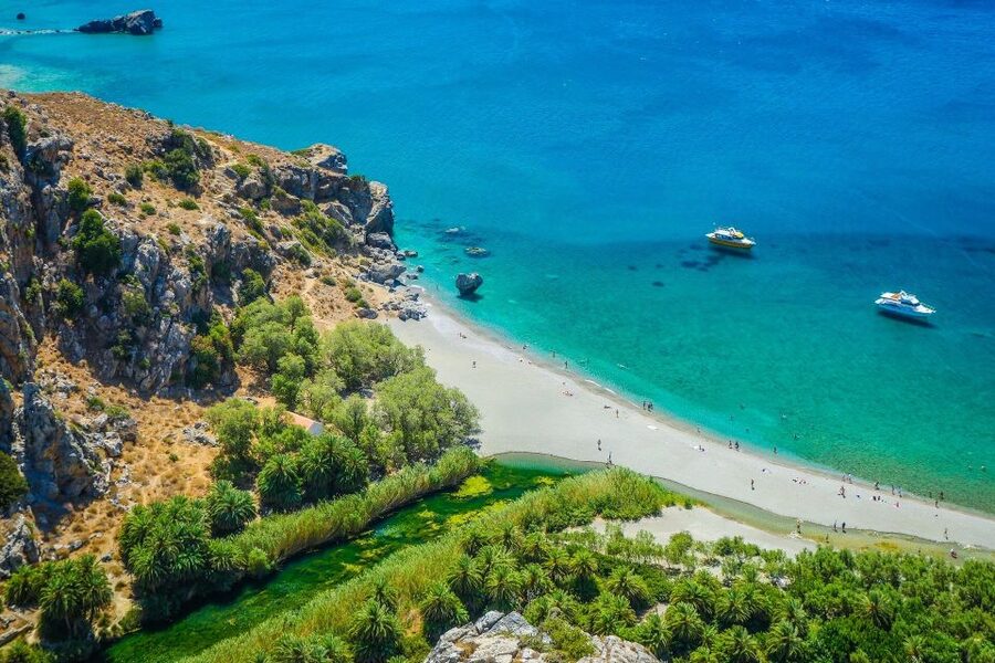 Rethymno: Preveli Beach Damnoni Beach Kourtaliotiko Day Trip - Damnoni Beach: the first real swim break