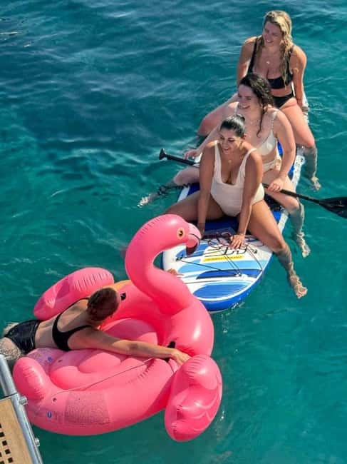Rethymno: Sailing Catamaran Cruise with Meal & Drinks - Stop Near Georgioupoli: The Photo Break and the Main Water Time