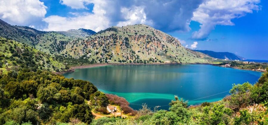 Rethymnon: Kournas Lake, Argyroupolis, and Olive Oil Tour - Argiroupoli watersprings, cool water and shady village views