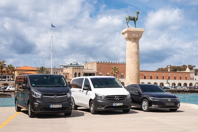 Rhodes Airport Transfer to Rhodes Town city or Faliraki (ONE WAY - Price and Value for a Private Group Up to 8