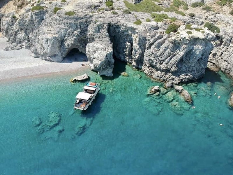 Rhodes: Anthony Quinn, Ladiko and Caves All-Inclusive Cruise - Stop-by-Stop: Anthony Quinn Bay in 40 Minutes