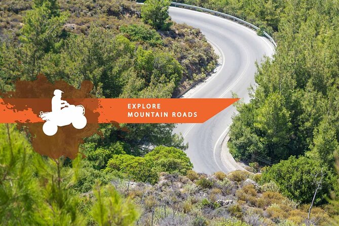 Rhodes ATV Quad Adventure Guided Tour 2 or 1 person on 1 Quad - Key highlights before you go