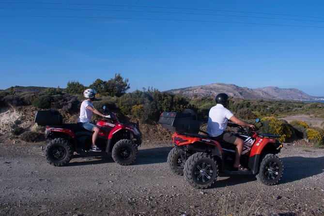 Rhodes ATV Quad Adventure Guided Tour 2 or 1 person on 1 Quad - Pickup, timing, and where the morning starts
